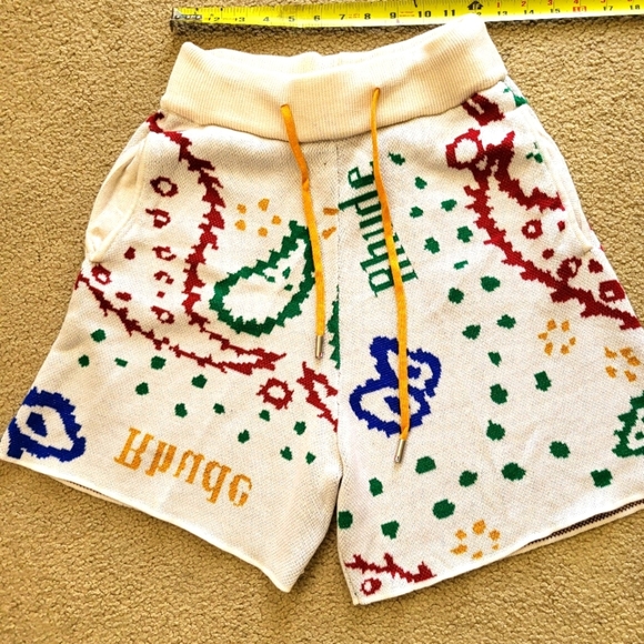 Rhude Multicolor Knit Shorts - Picture 5 of 13